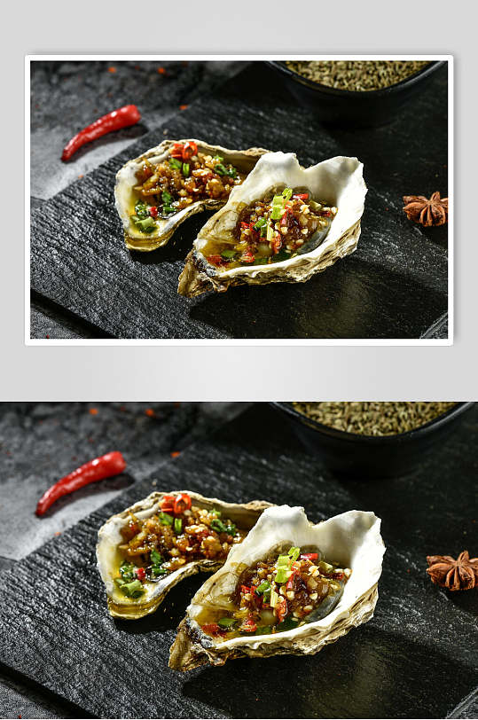 烤生蚝美食图片