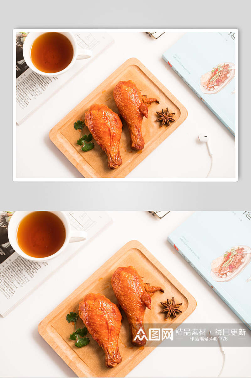 传统韩式炸鸡图片素材
