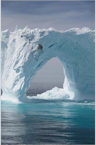 海水冰块冰川冰雪风景图片
