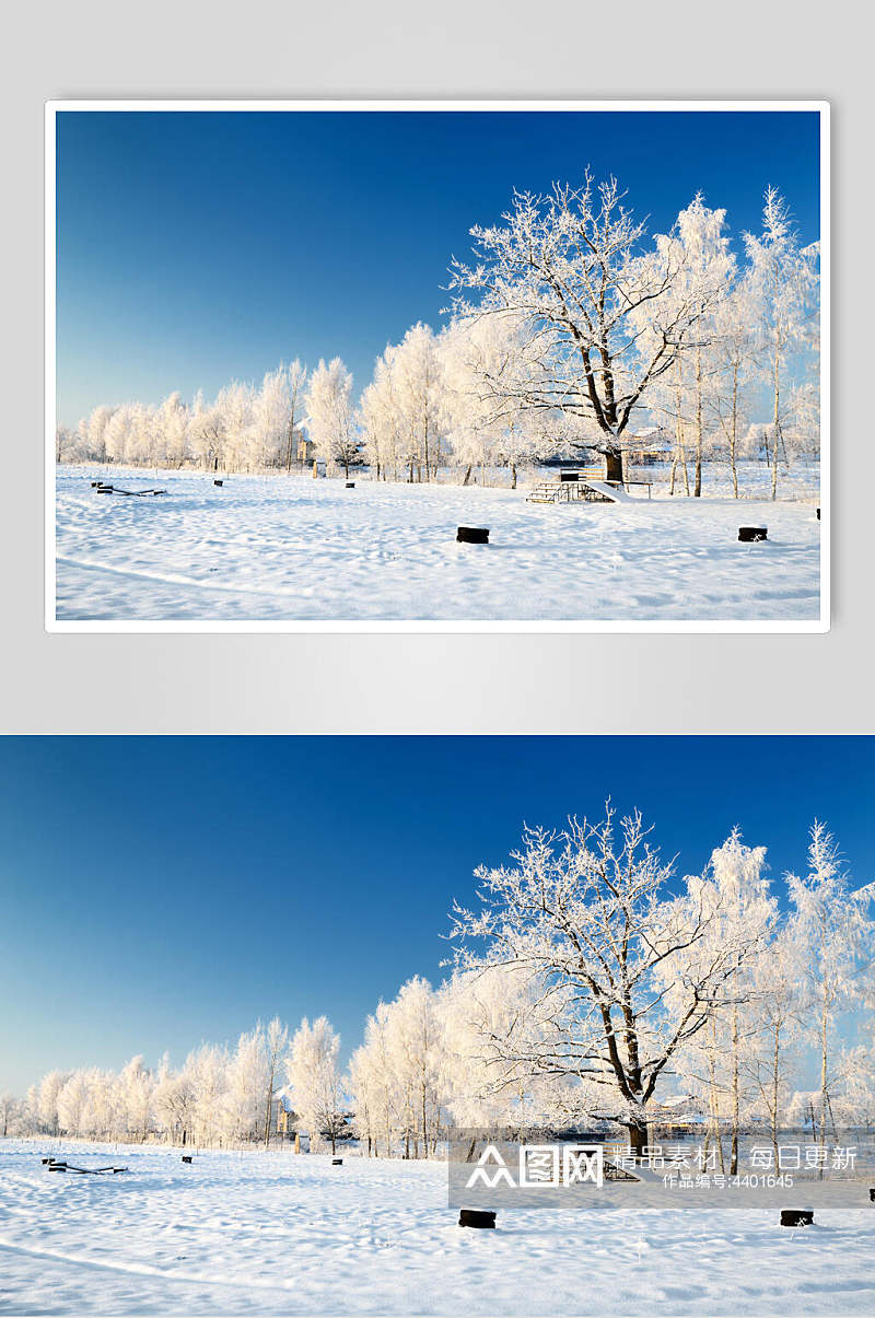 时尚自然雪景风景图片素材
