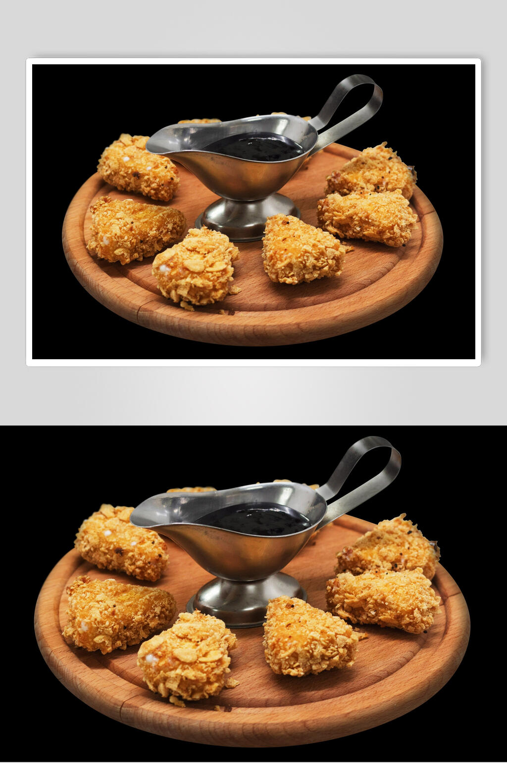 美食香酥原味炸鸡块韩式炸鸡图片素材