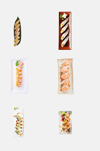 个性摄影图寿司日料免抠素材