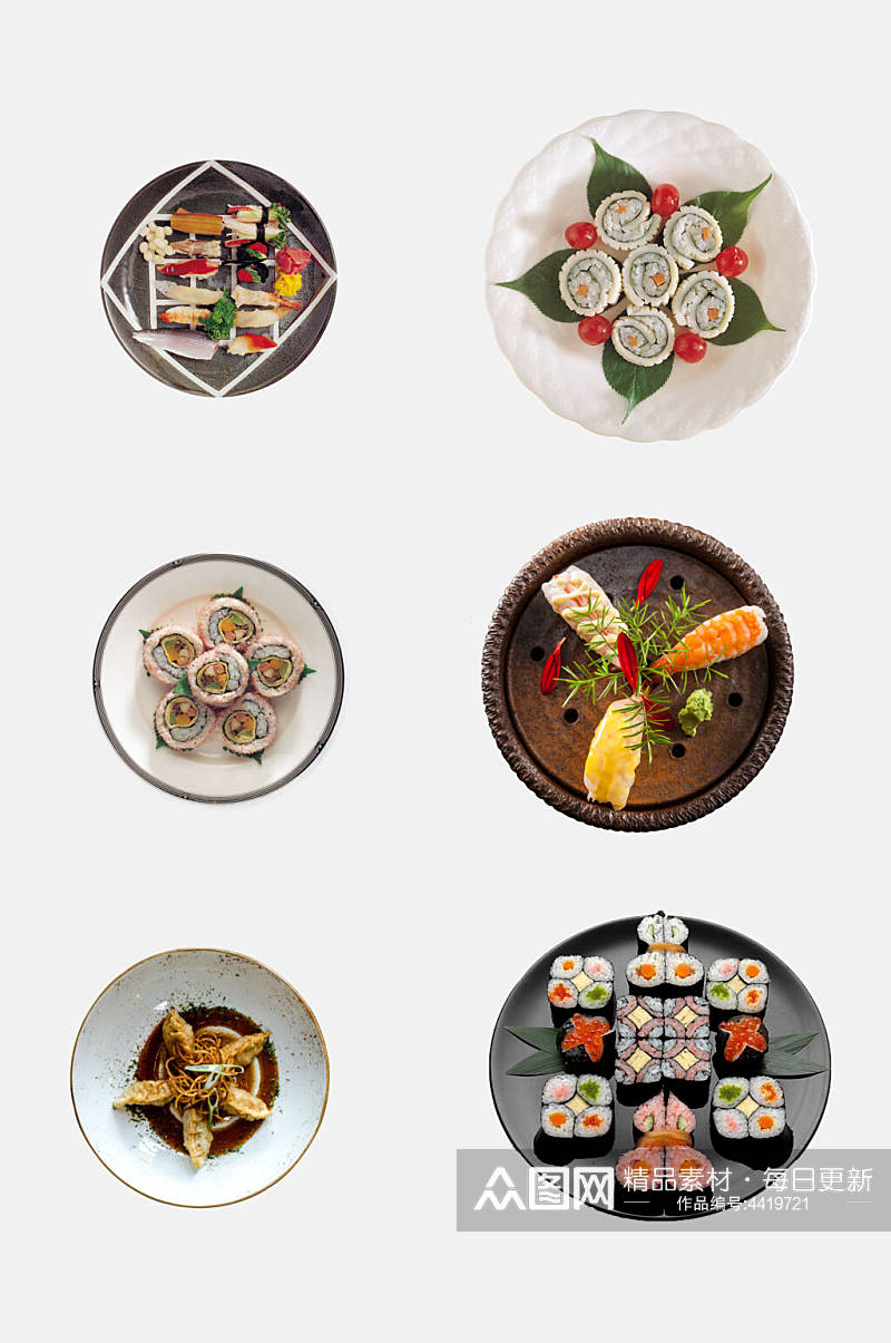精美水果摄影图寿司日料免抠素材素材