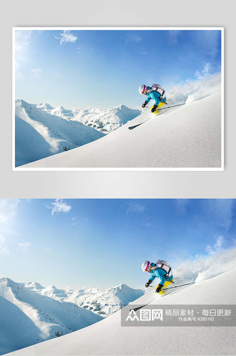 极限实况滑雪图片素材