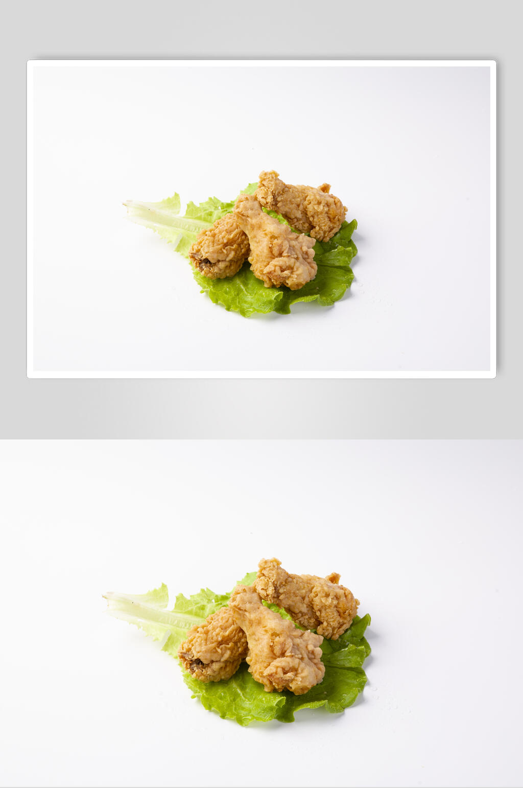三个香酥鸡腿美食高清图片素材