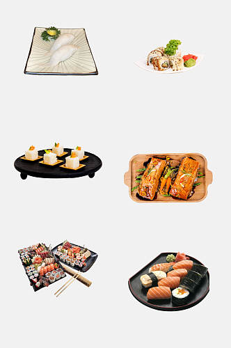 美味金枪鱼摄影图寿司日料免抠素材