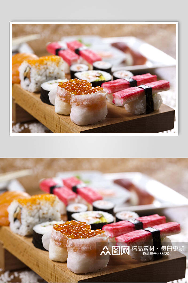日料海鲜寿司摄影美食图片素材