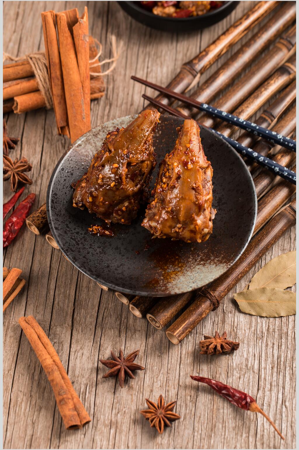 香辣香料肉卤味卤水美食图片素材