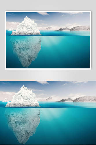雪山冰川冰雪风景图片