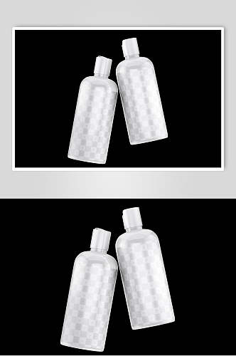 两个塑料瓶化妆水样机