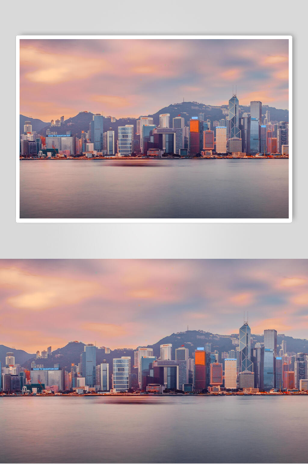 夕阳维多利亚风景图片素材