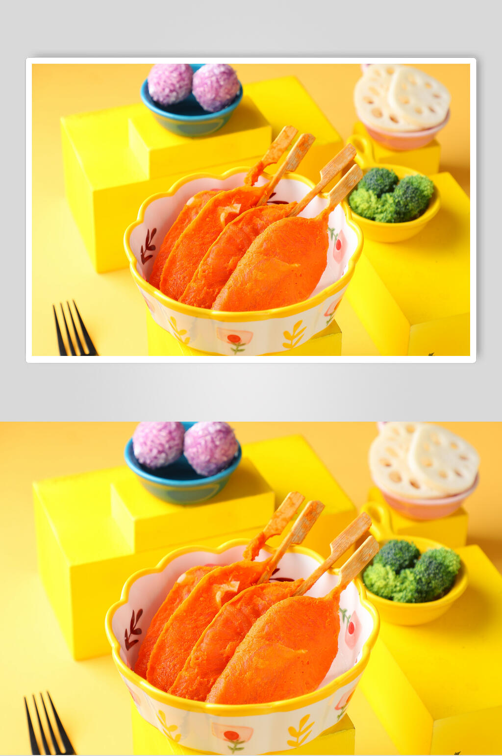 鸡柳高清麻辣烫图片素材