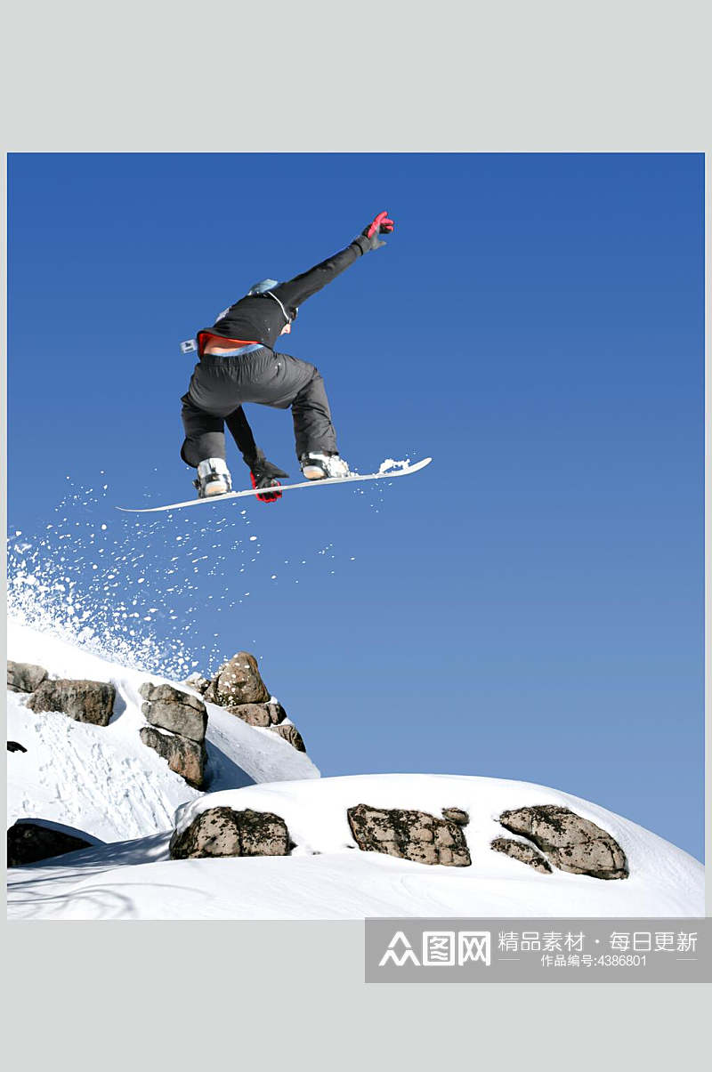 极限心跳滑雪图片素材
