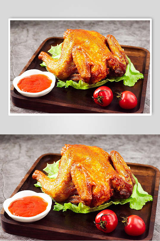 炸全鸡韩式炸鸡图片