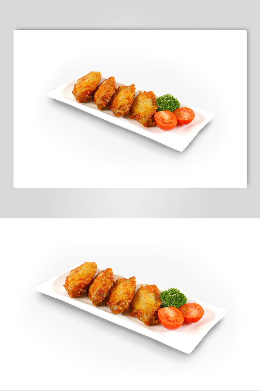新奥尔良烤鸡翅美食高清图片素材