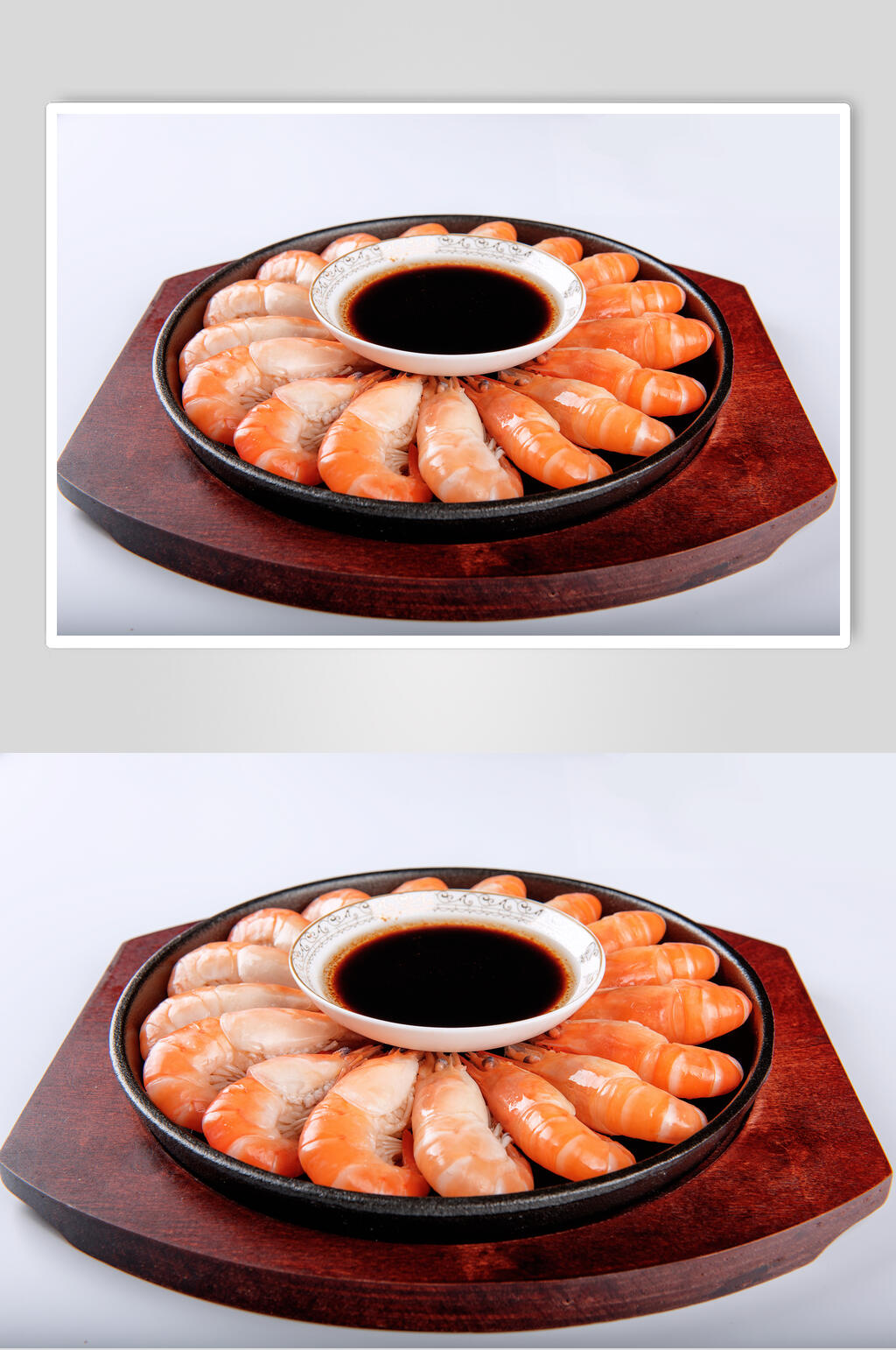 酱油虾烧烤美食高清图片素材