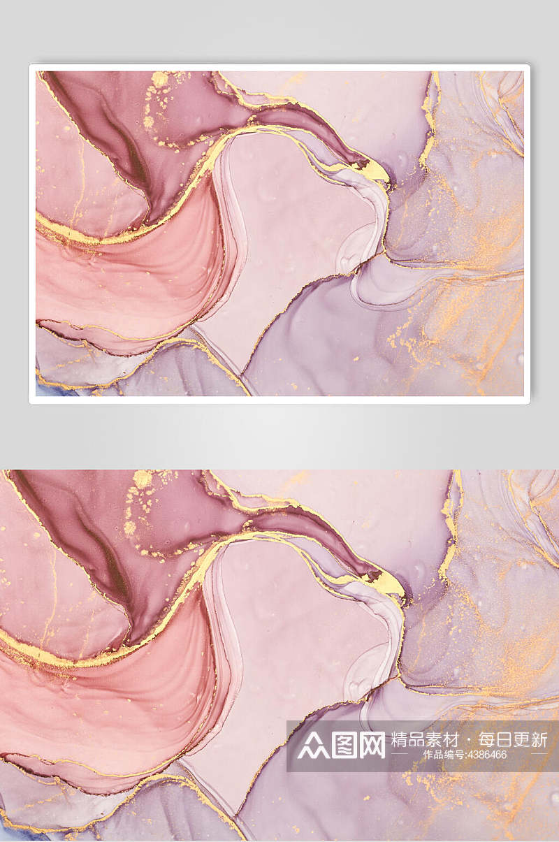 水彩粉色大理石纹图片素材