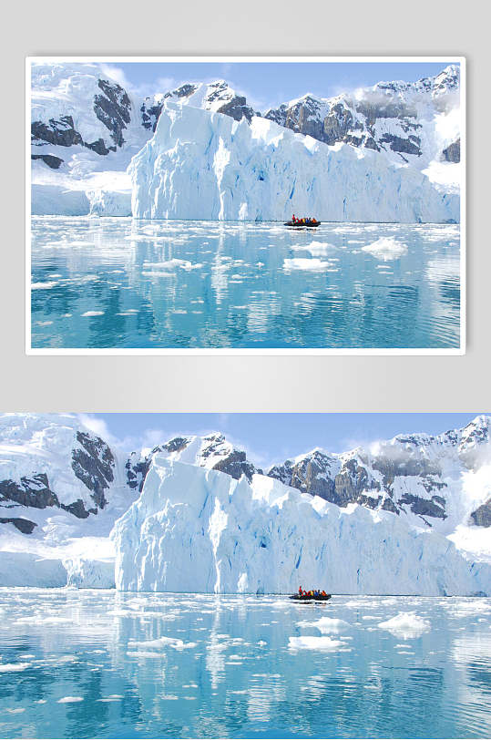 雪山冰川冰雪风景图片