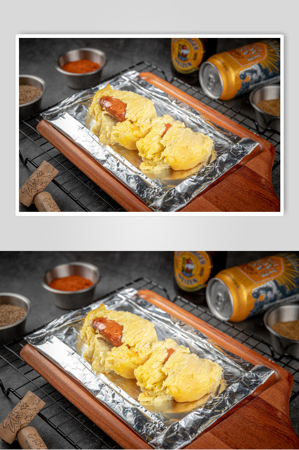 辣椒面啤酒烧烤美食高清图片素材