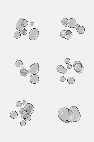 精美半透明泡泡免抠素材