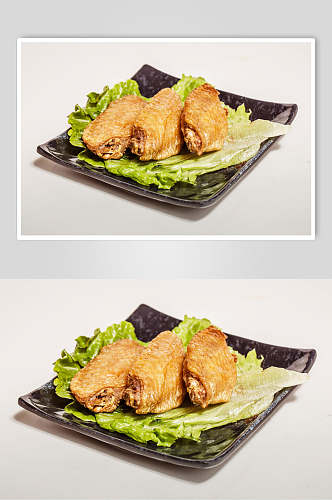 烧烤奥尔良鸡翅中韩式炸鸡图片