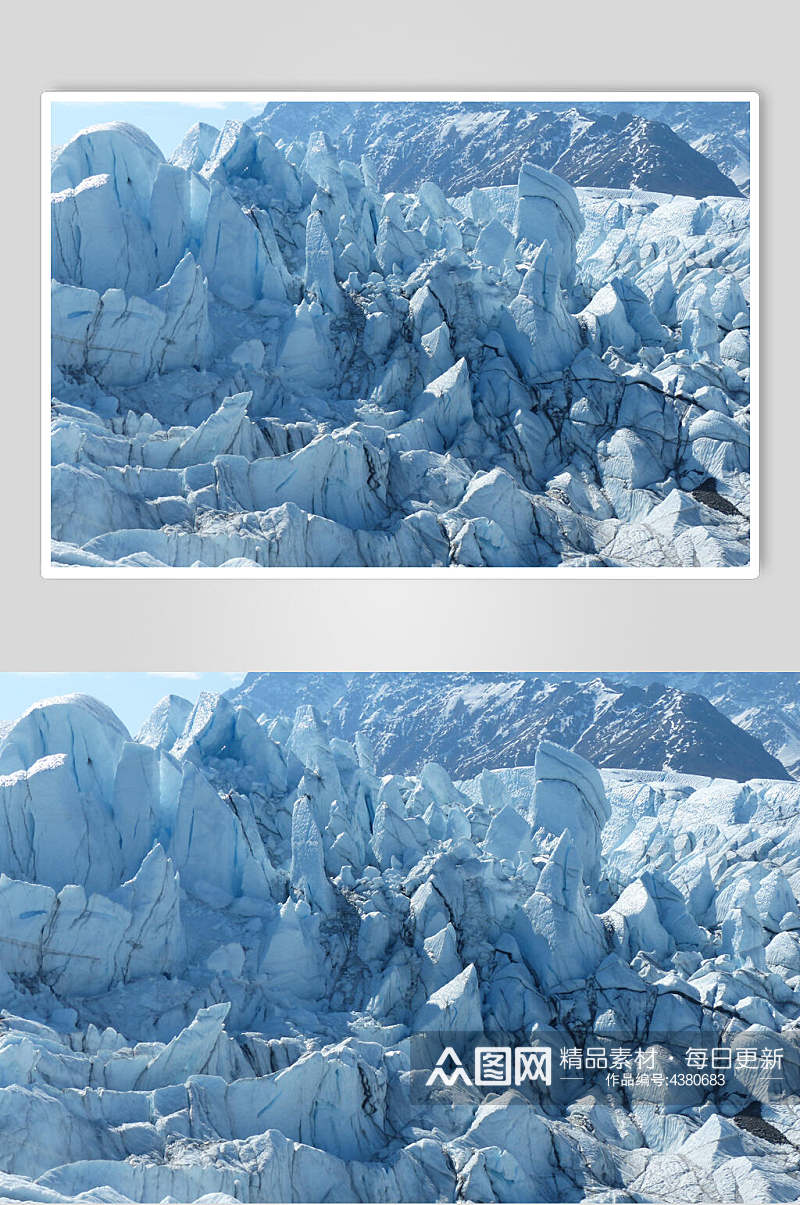 冰川冰雪冰山风景图片素材