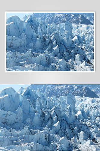 冰川冰雪冰山风景图片