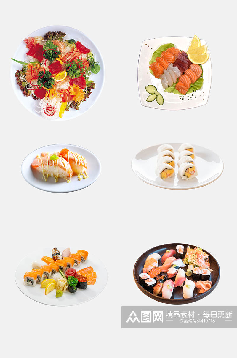 精美黄瓜片摄影图寿司日料免抠素材素材