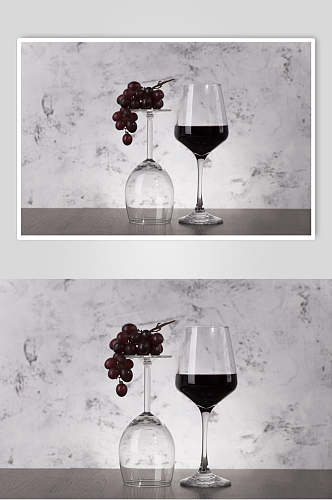 酒杯红酒摄影图片