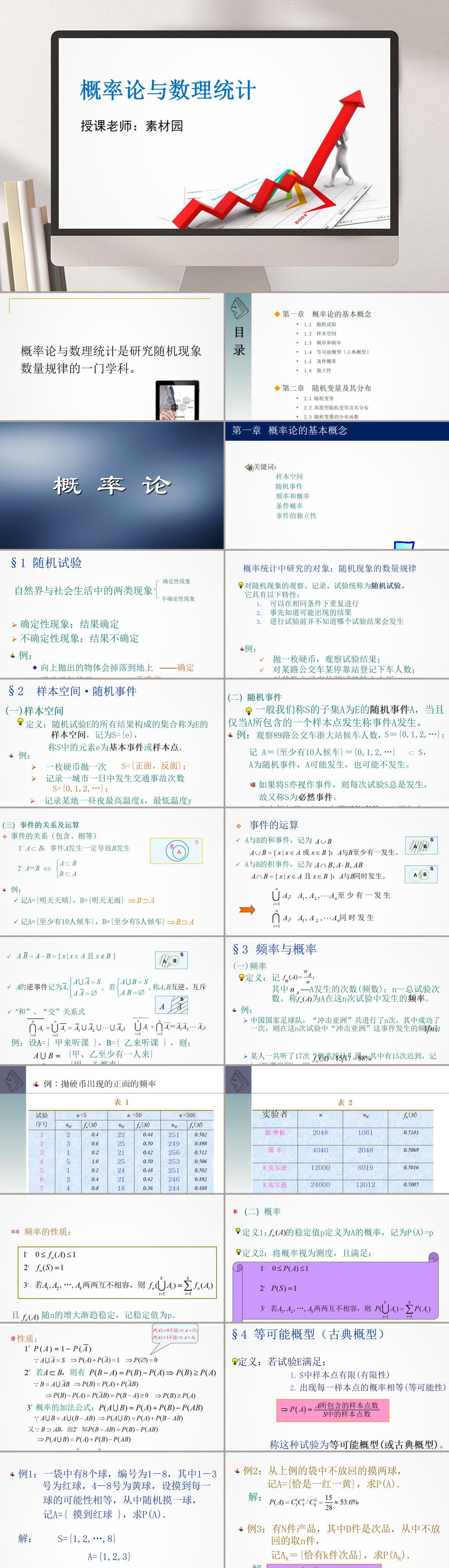 小学数学概率课件PPT素材