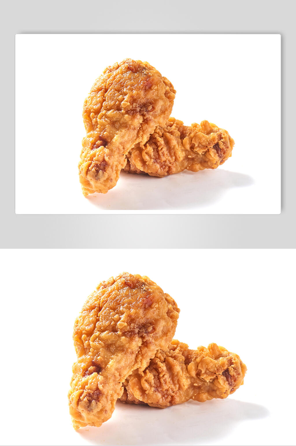 原味炸鸡腿美食高清图片素材