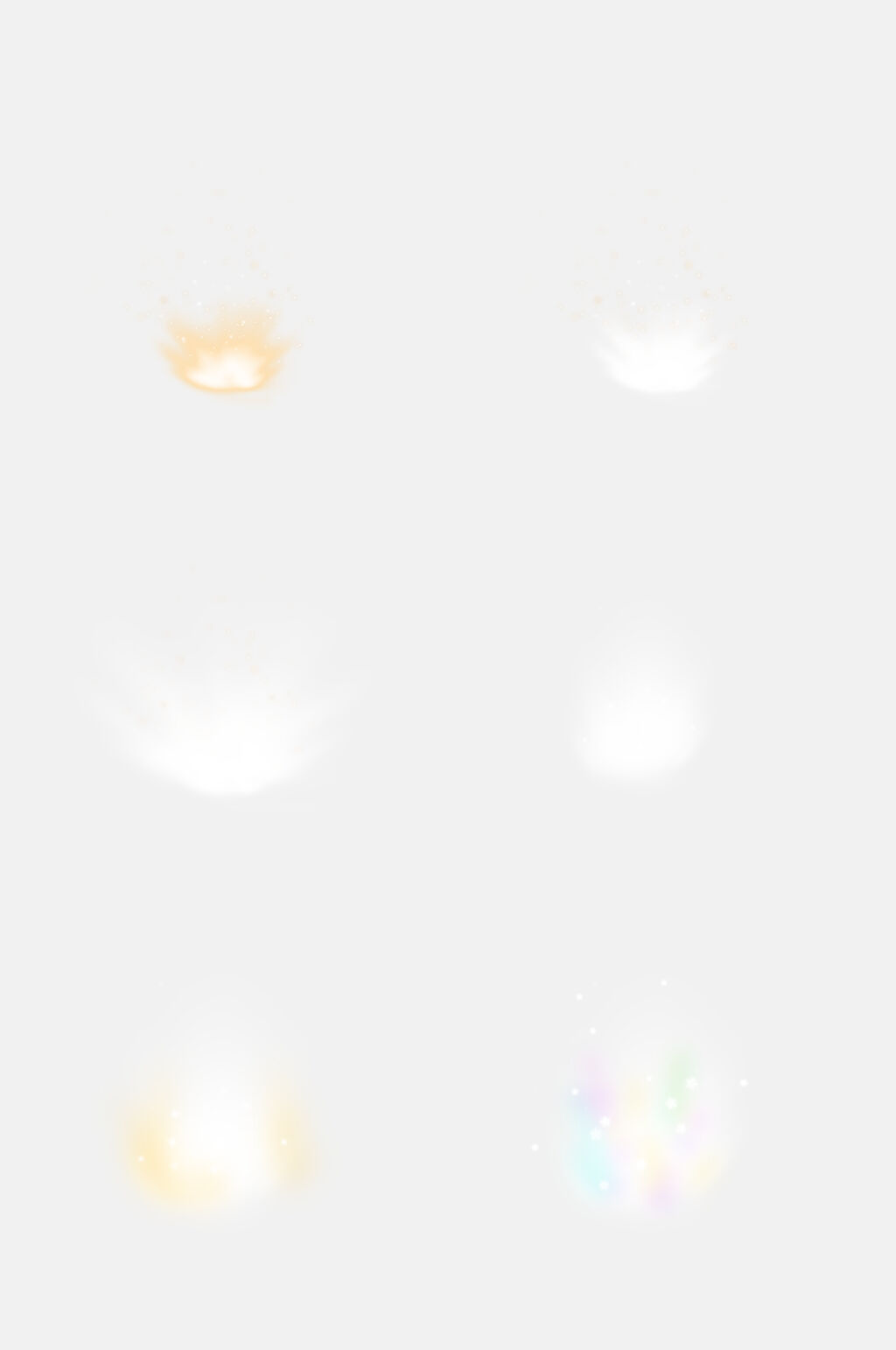 唯美大气雪花彩灯冬天冰框免抠素材素材