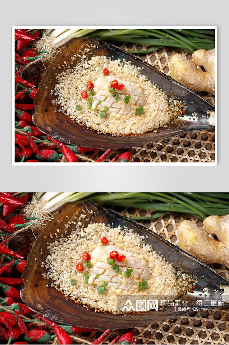 生蒜辣椒圈烧烤美食高清图片素材
