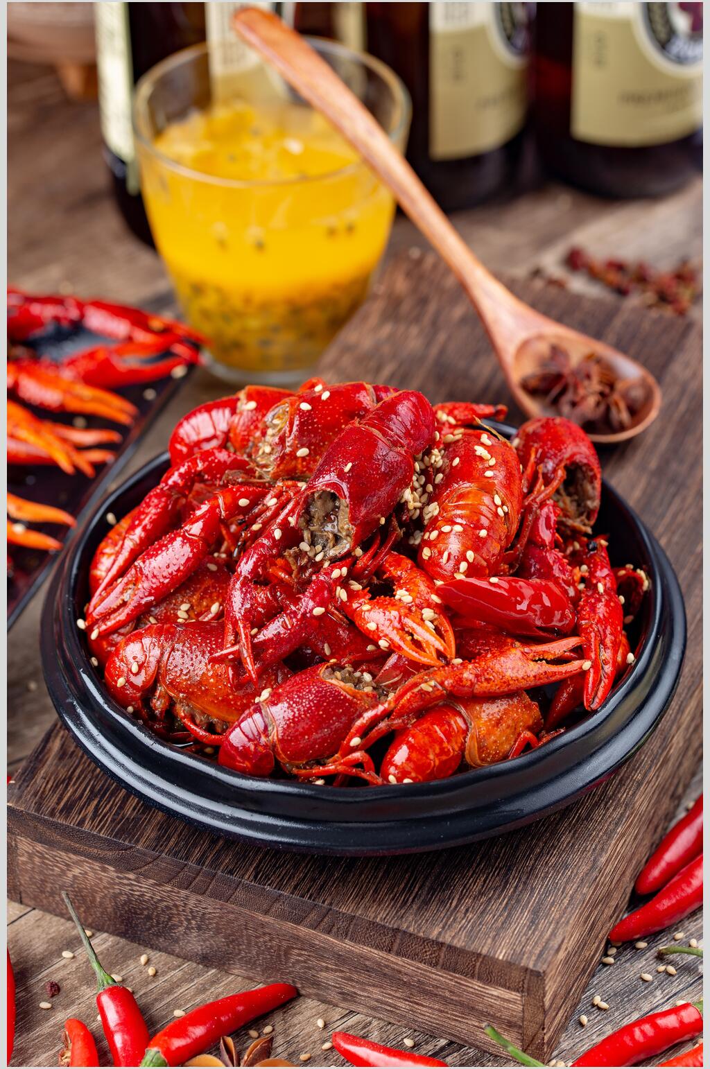 小米辣烧烤美食高清图片素材