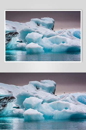 冰川冰雪冰山风景图片