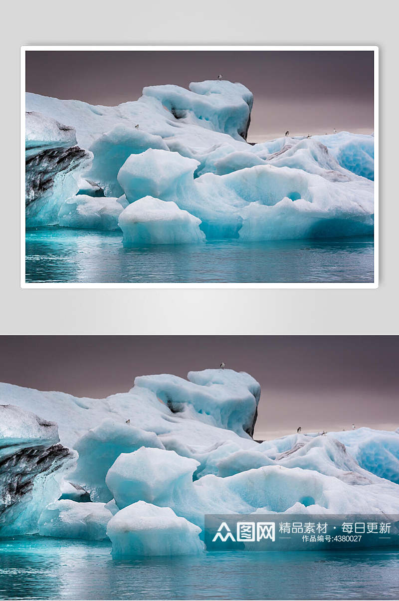 冰川冰雪冰山风景图片素材