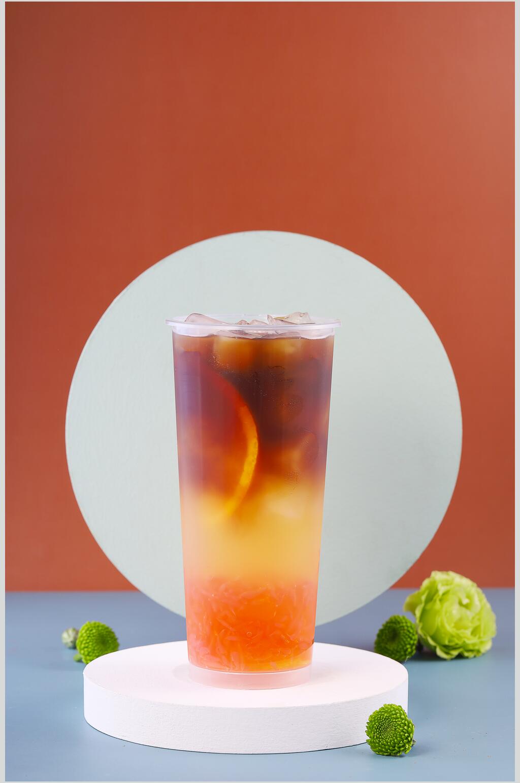 清爽清新果茶奶茶图片素材
