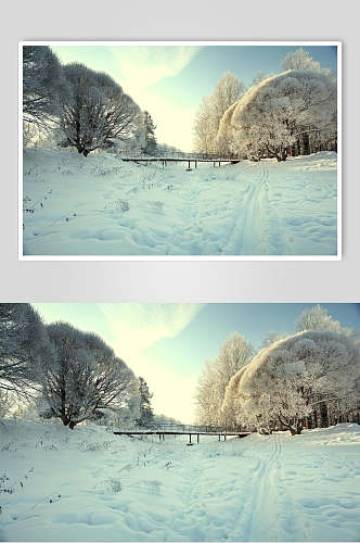 精美自然雪景风景图片