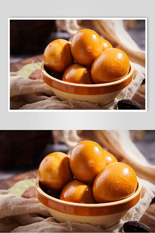 一碗卤鸡蛋美食卤味图片