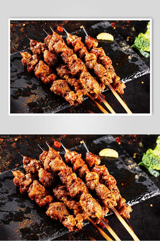 创意大肉串烧烤图片