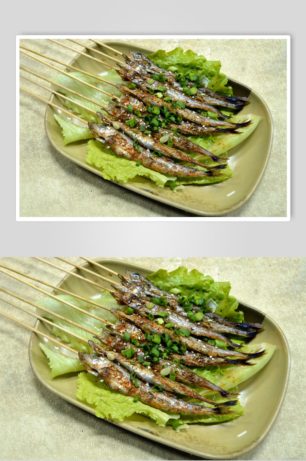 小鱼仔烤肉美食图片素材