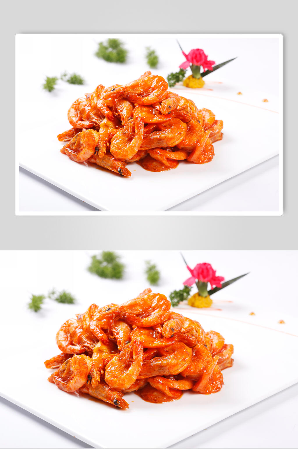 酥脆香辣麻辣虾图片素材