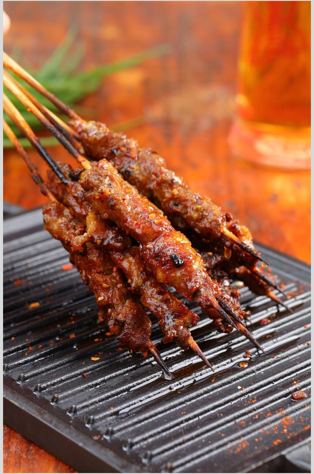 羊肉串烧烤烤肉图片素材