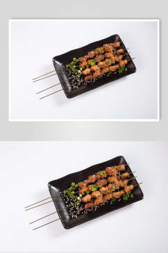 四川烤肉葱花烧烤烤肉图片