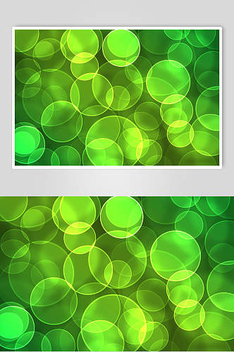 绿色圆形光斑摄影视觉图片