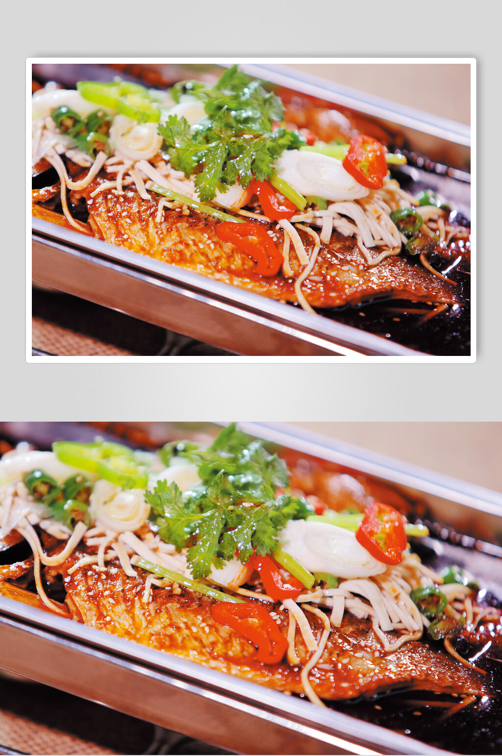 美味鲜嫩烤鱼图片素材