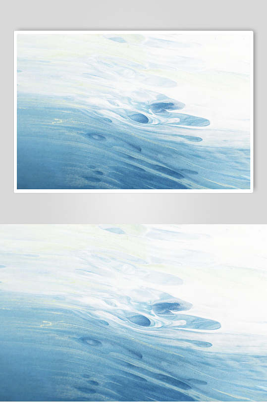 渐变蓝色艺术海浪彩釉底纹图片