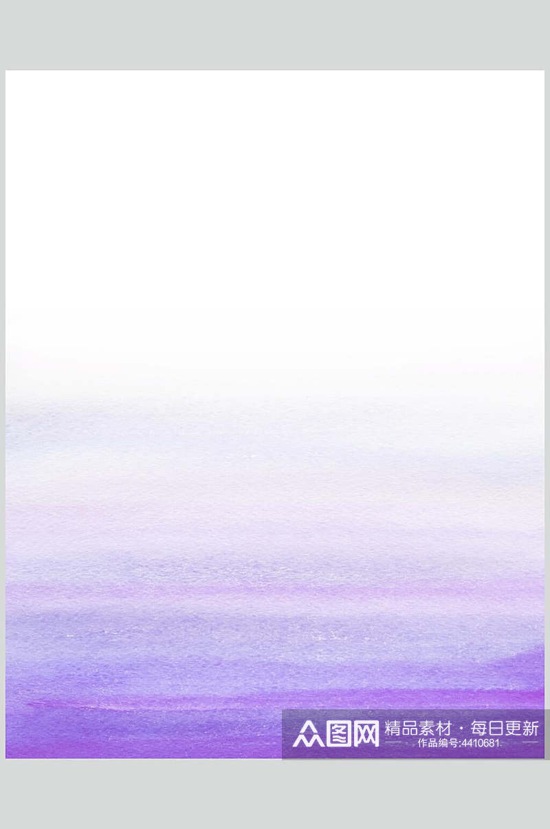 意境渐变紫色手绘水彩泼墨图片素材