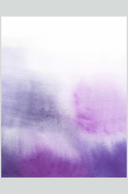 紫色唯美大气高端清新水彩泼墨图片