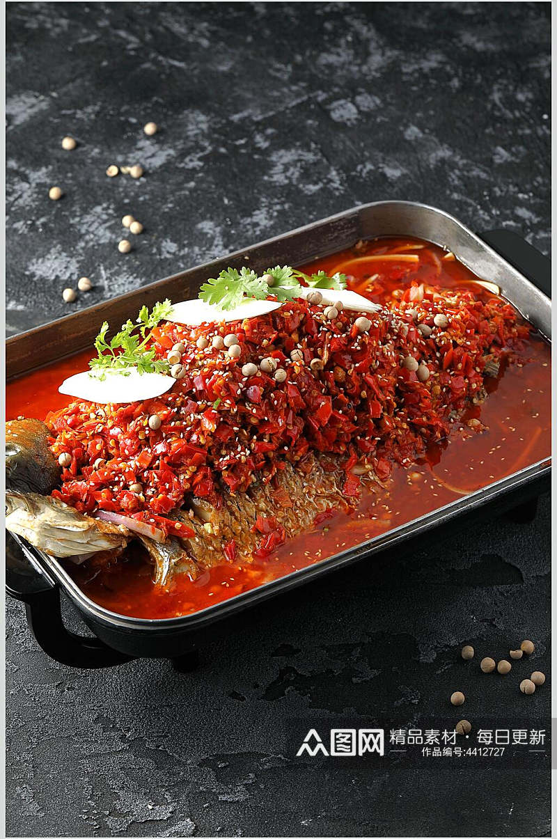 麻辣酸菜鱼美味烤鱼图片素材